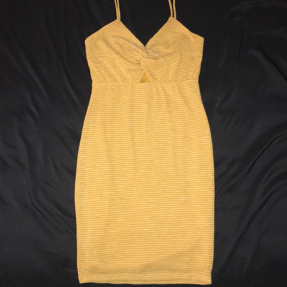 G by Guess yellow dress